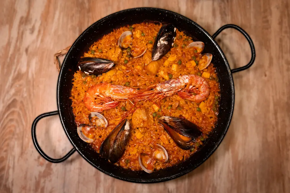 Arroz mediterráneo en Restaurant Gòtic